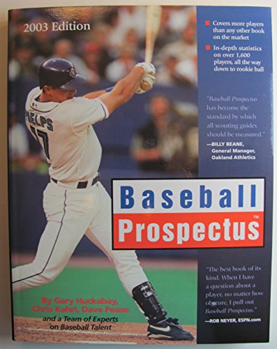 Beispielbild fr Baseball Prospectus: 2003 Edition zum Verkauf von The Book Spot