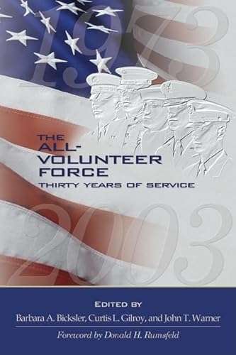 Beispielbild fr All-Volunteer Force: Thirty Years of Service zum Verkauf von ThriftBooks-Atlanta