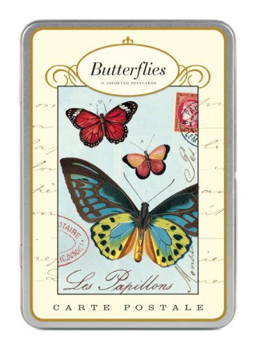 9781574890235: Butterflies Carte Postale Postcards