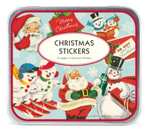 Imagen de archivo de Cavallini Decorative Stickers Christmas, Assorted a la venta por Ergodebooks