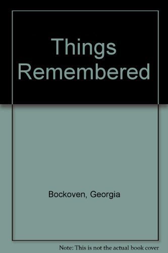 Stock image for Things Remembered for sale by Front Cover Books