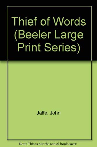 9781574905359: Thief of Words (Beeler Large Print Series)
