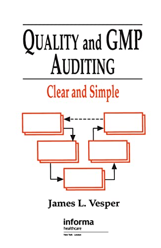 Beispielbild fr Quality and GMP Auditing: Clear and Simple zum Verkauf von Gerald Wollermann