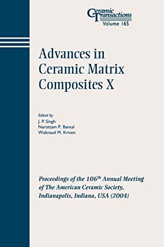 Stock image for Advances in Ceramic Matrix Composites X for sale by Blackwell's