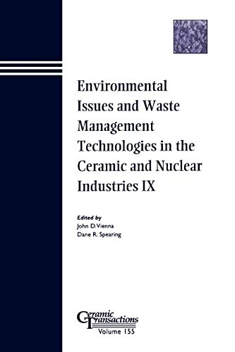 Imagen de archivo de Environmental Issues and Waste Management Technologies in the Ceramic and Nuclear Industries IX a la venta por Blackwell's