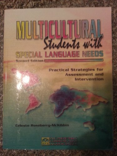 Beispielbild fr Multicultural Students With Special Language Needs: Practical Strategies for Assessment and Intervention zum Verkauf von HPB-Red