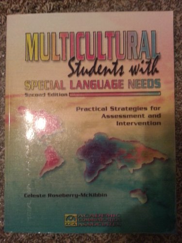 Imagen de archivo de Multicultural Students With Special Language Needs: Practical Strategies for Assessment and Intervention a la venta por HPB-Red
