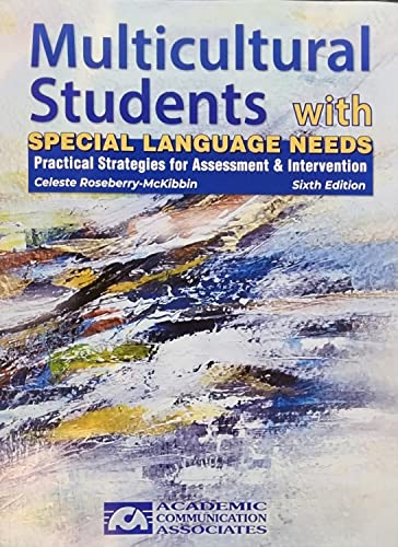 Imagen de archivo de Multicultural Students with Special Language Needs a la venta por BooksRun