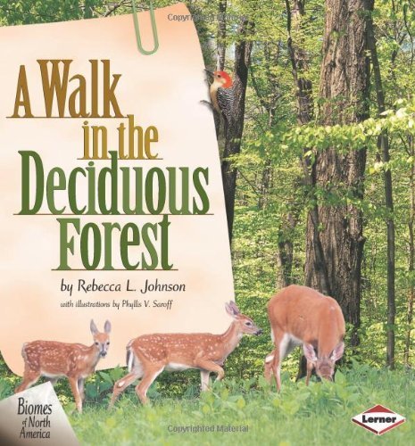 Imagen de archivo de A Walk in the Deciduous Forest a la venta por Better World Books