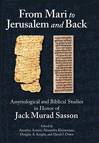 Beispielbild fr From Mari to Jerusalem and Back zum Verkauf von Blackwell's