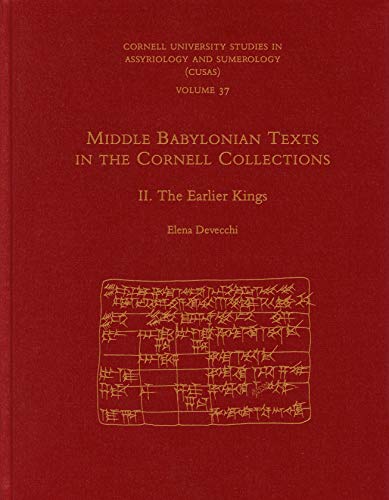 Stock image for Middle Babylonian Texts in the Cornell Collections, Part 2 for sale by ISD LLC