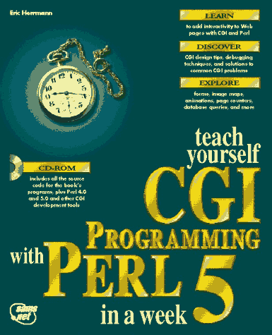 Beispielbild fr Teach Yourself Cgi Programming With Perl in a Week (Sams Teach Yourself) zum Verkauf von Wonder Book