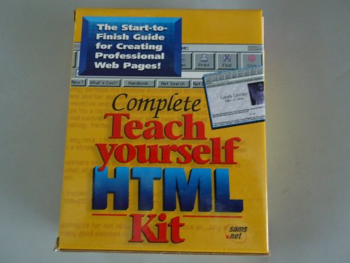9781575210636: Complete Teach Yourself Html Kit