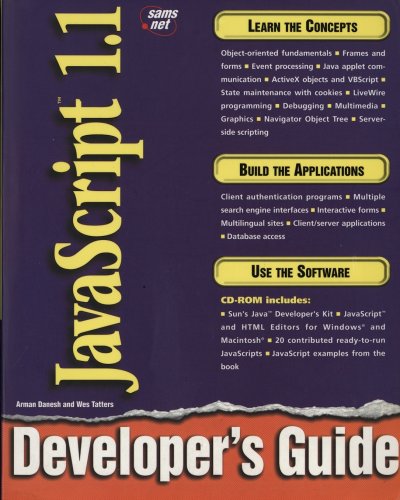 9781575210841: Javascript 1.1 Developer's Guide