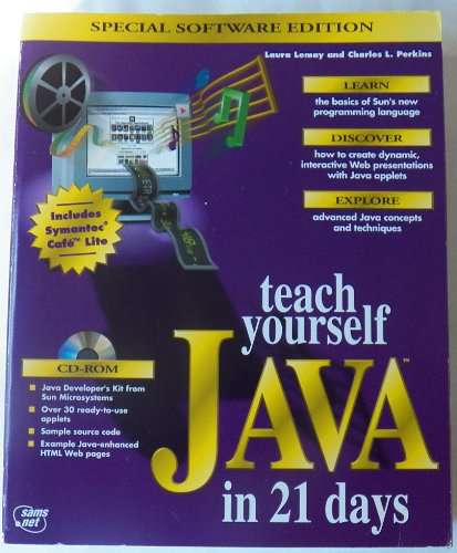 Stock image for Teach Yourself Java in 21 days for sale by Hippo Books