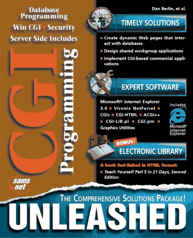 Imagen de archivo de CGI Programming Unleashed a la venta por HPB-Red