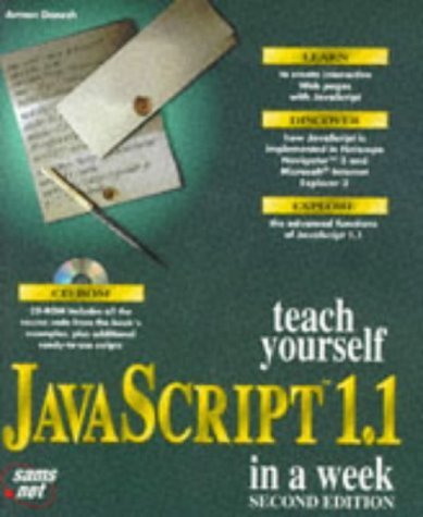 Imagen de archivo de Teach Yourself Javascript 1.1 in a Week (Sams Teach Yourself) a la venta por Wonder Book