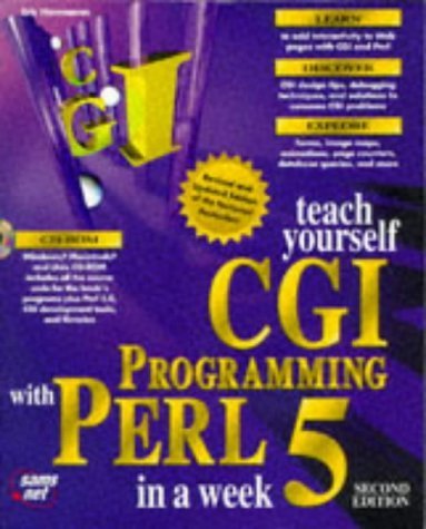 Beispielbild fr Teach Yourself CGI Programming with Perl 5 in a Week zum Verkauf von Better World Books