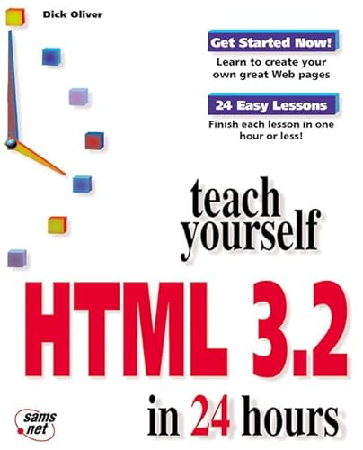 9781575212357: Sams Teach Yourself HTML 3.2 in 24 Hours