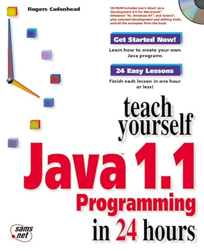 Beispielbild fr Sams Teach Yourself Java 1.1 Programming in 24 Hours zum Verkauf von AwesomeBooks