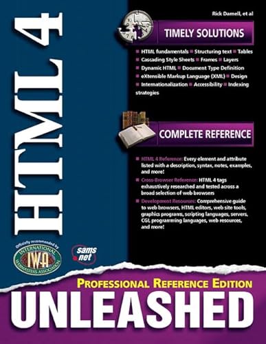 HTML 4 Unleashed, Professional Reference Edition (2nd Edition) (9781575213804) by Darnell, Rick