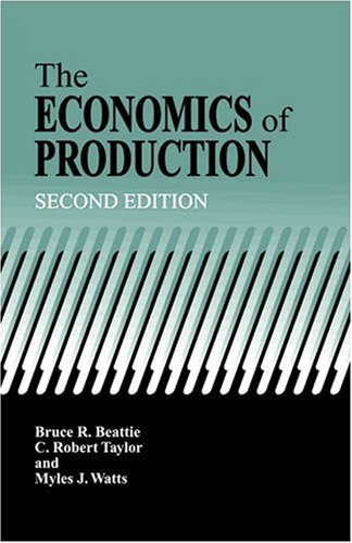 Stock image for The Economics of Production for sale by Textbooks_Source