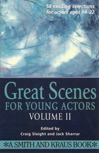 Beispielbild fr Great Scenes for Young Actors (Young Actor Series,) v-2 zum Verkauf von Front Cover Books