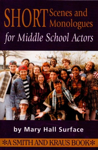 Beispielbild fr Short Scenes and Monologues for Middle School Actors zum Verkauf von Better World Books