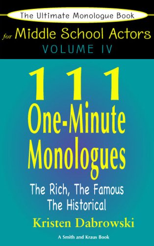 Beispielbild fr 111 One-Minute Monologues zum Verkauf von ThriftBooks-Atlanta