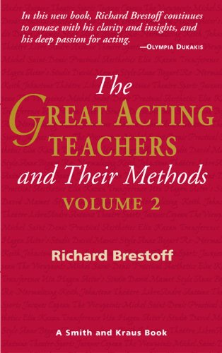 Beispielbild fr The Great Acting Teachers and Their Methods: 2 zum Verkauf von BooksRun