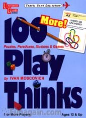100 More! Play Thinks Card Game (9781575287713) by Ivan Moscovich