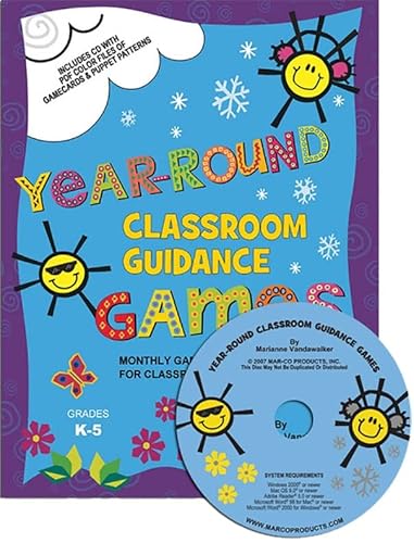 Beispielbild fr Year-Round Classroom Guidance Games zum Verkauf von HPB Inc.