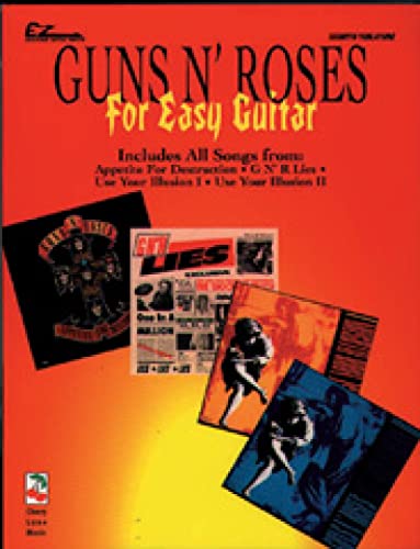 9781575600017: Guns 'n' Roses For Easy Guitar with Tablature (EZ Guitar)