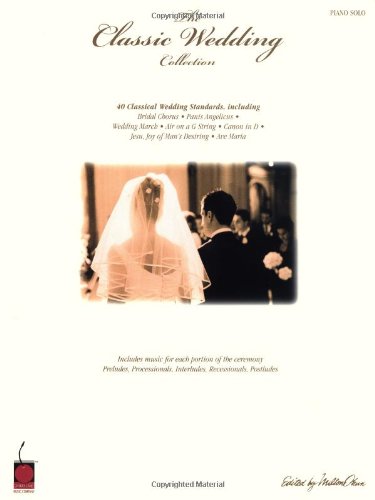 Beispielbild fr The Classic Wedding Collection : Piano Solo zum Verkauf von Better World Books