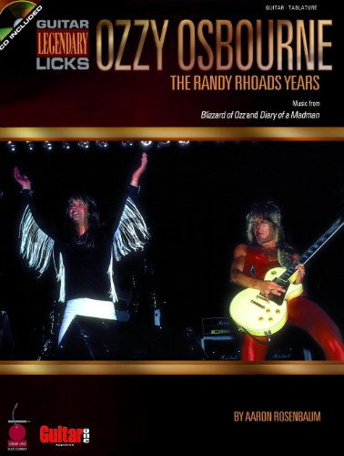 Ozzy Osbourne: The Randy Rhoads Years: Legendary Licks Guitar: Classic Songs (Guitar Legendary Licks) (9781575604381) by Osbourne, Ozzy; Rhoads, Randy
