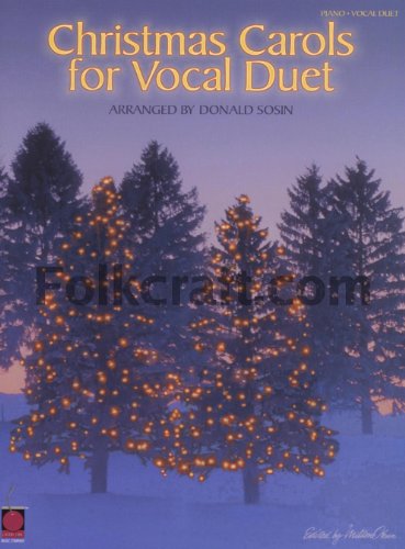 Beispielbild fr Christmas Carols for Vocal Duet (Piano/Vocal/Guitar Songbook) zum Verkauf von medimops