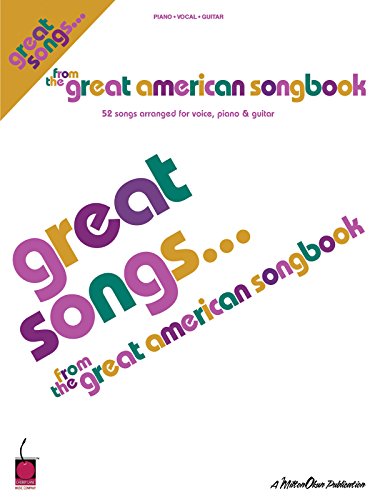 Great Songs from the Great American Songbook Piano, Voix, Guitare (Great Songs... (Cherry Lane)) - Divers Auteurs