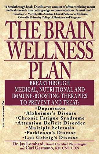 Imagen de archivo de The Brain Wellness Plan: Breakthrough Medical, Nutritional, and Immune-Boosting Therapies a la venta por Goodwill of Colorado