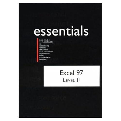 Excel 97 Essentials: Level II (9781575767994) by Kaczmarczyk, Nancy; Kazmorczyk, Nancy