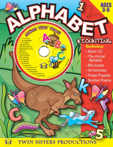 Imagen de archivo de Alphabet & Counting, Ages 3-6 [With CD (Audio)] a la venta por ThriftBooks-Atlanta