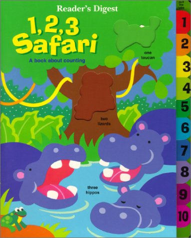 Stock image for 1, 2, 3 Safari: A Book About Counting (Sliding Tabs) for sale by Irish Booksellers