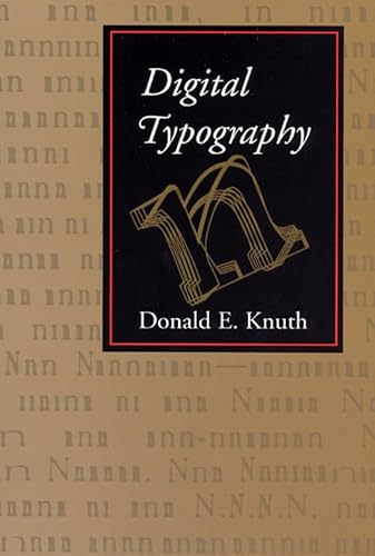 Beispielbild fr Digital Typography (Center for the Study of Language and Information Publication Lecture Notes) zum Verkauf von medimops