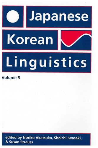 Stock image for Japanese/Korean Linguistics, Volume 5 for sale by Bookmans