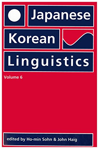 Stock image for Japanese/Korean Linguistics, Volume 6 for sale by Better World Books