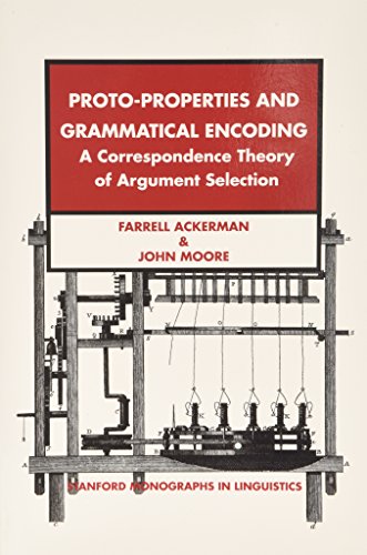 Immagine dell'editore per Proto-Properties and Grammatical Encoding venduto da Books Puddle