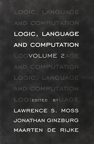 Imagen de archivo de Logic, Language and Computation, Vol. 2 a la venta por Books Puddle