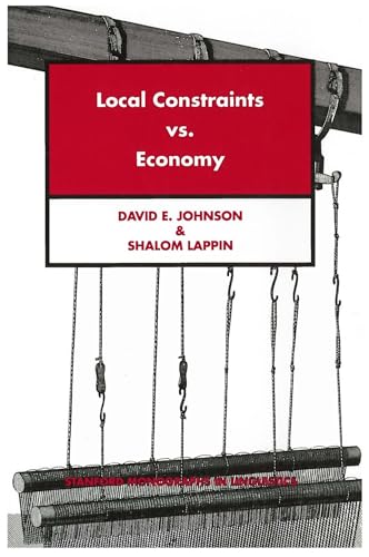 9781575861821: Local Constraints vs. Economy (Stanford Monographs in Linguistics)