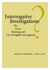 9781575862774: Interrogative Investigations – The Form, Meaning & Use of English Interrogatives: The Form, Meaning, and Use of English Interrogatives: 123 (Lecture Notes)