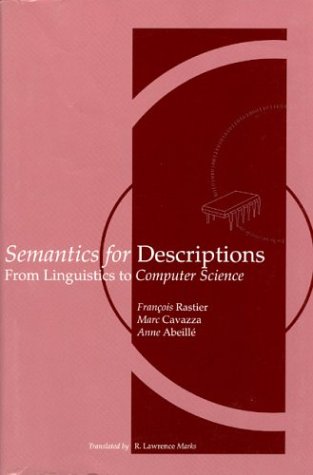 Beispielbild fr Semantics for Descriptions (Center for the Study of Language and Information - Lecture Notes) zum Verkauf von Ergodebooks
