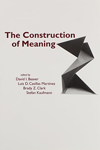 Stock image for The Construction of Meaning for sale by HPB-Red